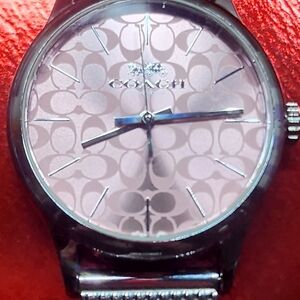 Coach Pink and Silver Women's Watch